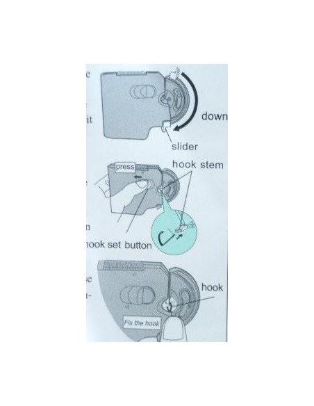 maquina electrica, montar anzuelos