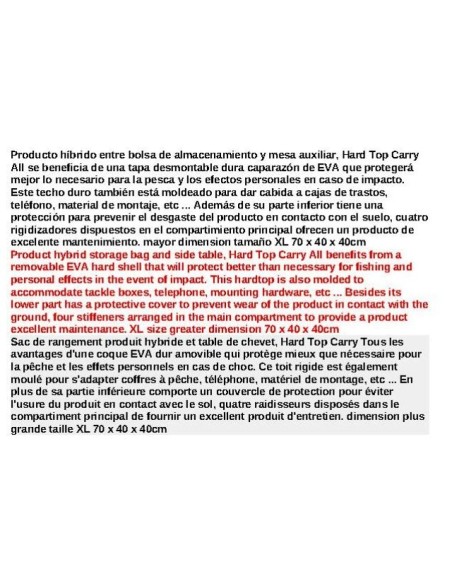 STARBAITS HARDTOP CARRY ALL XL