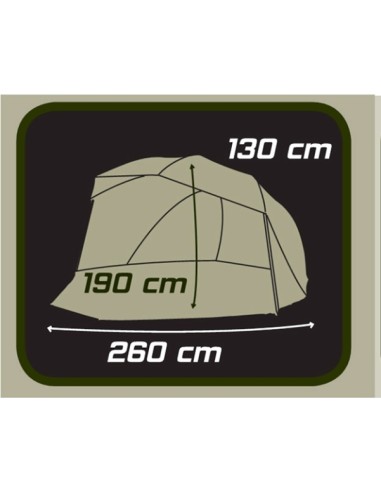 STARBAITS OVAL BROLLY