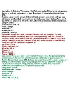 VENGEANCE STC MINITELE SP 2