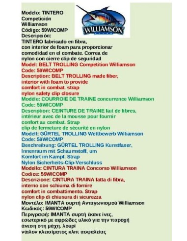 TRAINE CEINTURE COMPETITION