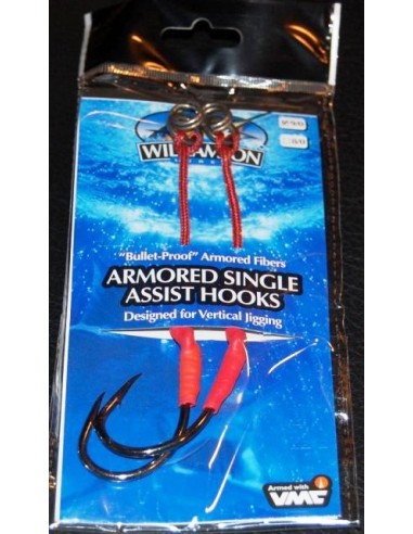 williamson-anzuelo jig atado-armored hook-jig hook tied-ameçon jig