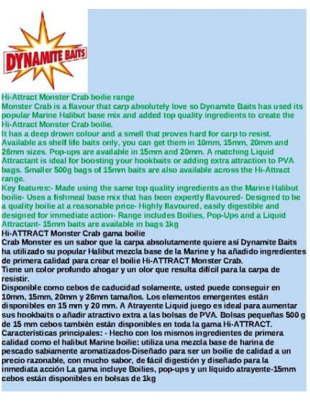 MONSTER CRAB S/L DYNAMITE