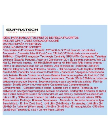 GPS SUPRATECH DEDALO