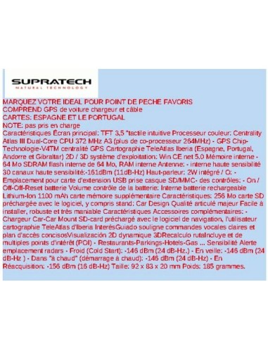 GPS SUPRATECH DEDALO