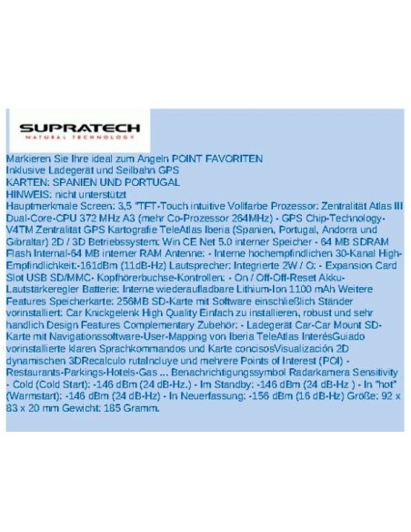 GPS SUPRATECH DEDALO