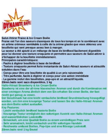 STRAWBERRY & ICE CREAM S/L DYNAMITE