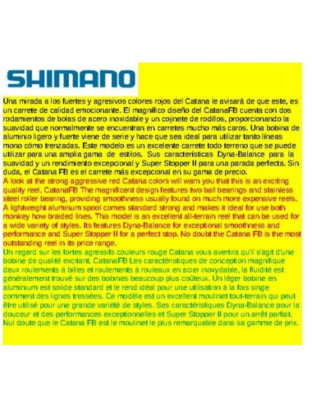 SHIMANO CATANA FB