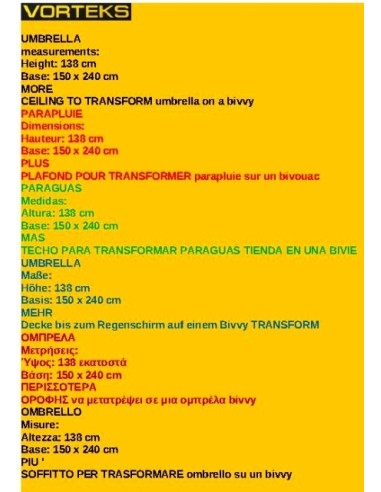 PARAGUAS TIENDA + WINTER SKIN