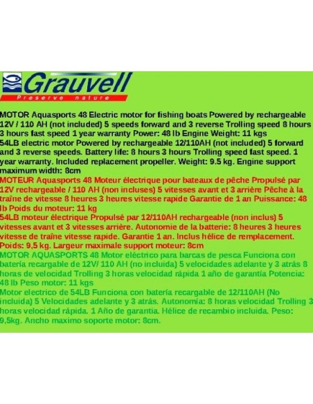 Grauvell 48-54 £ elektromotor.