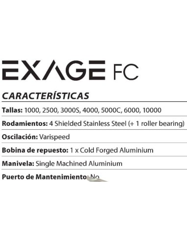 SHIMANO EXAGE FC