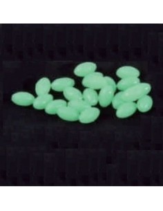 perle ovale phosphorescent 15 x 8