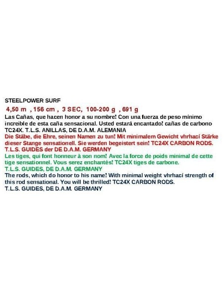 STEELPOWER SURF 200, 4.50M.