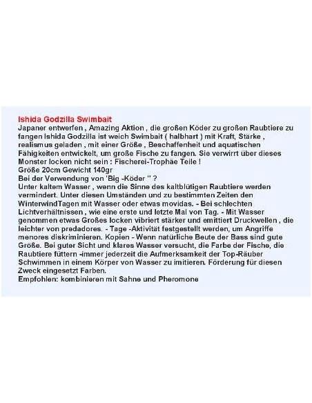 ISHIDA GODZILLA SWIMBAIT