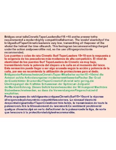 SURF TAPER LEADERS 15X10