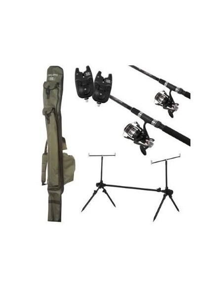 Lineaeffe Carp Kit - Complete 2 Rod Set-up 