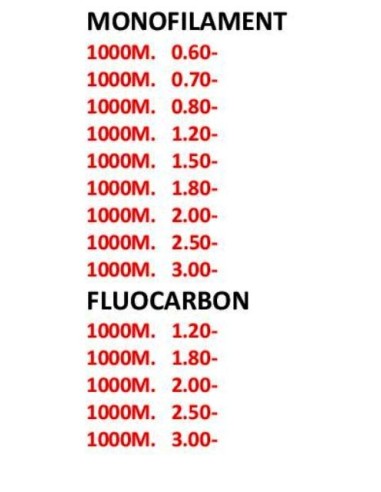 Écheveau 1000M. fil de pêche