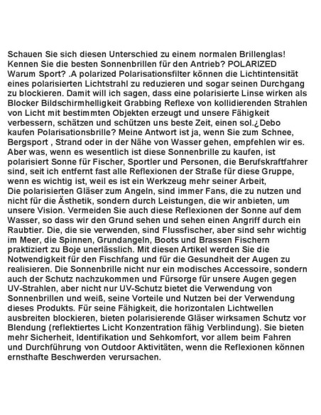 POLARIZED SUNGLASSES regulator input light