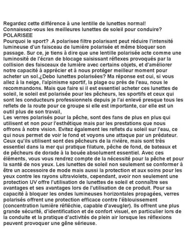 Óculos polarizados luz de entrada do regulador