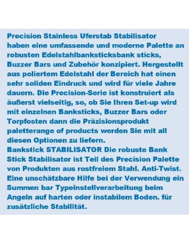 stainless stabilizing support