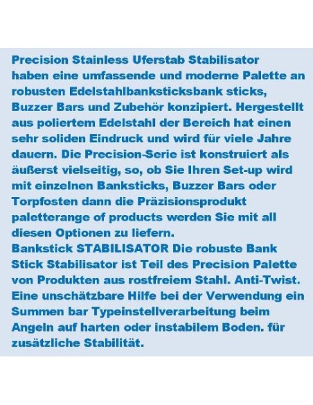 stainless stabilizing support