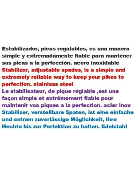 adjustable ,stainless steel, bankstick ,stabilizer