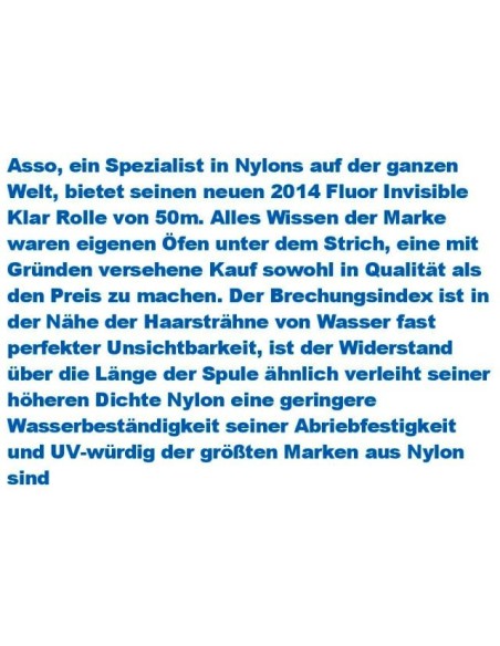 FLUOROCARBON INVISIBLE CLEAR 50M.