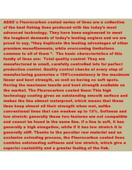 ASSO 100% FLUOROCARBON BIG CATCH