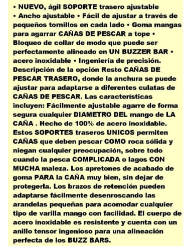 Adjustable Back Rest, SS