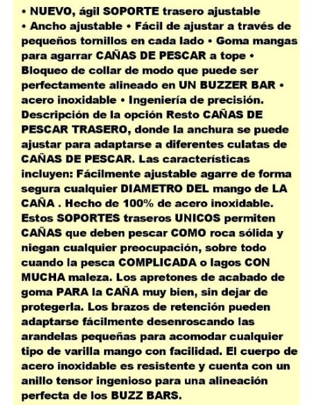 Adjustable Back Rest, SS