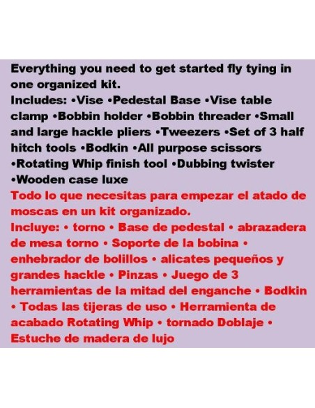 Kit d'eines de Lligar mosques Deluxe