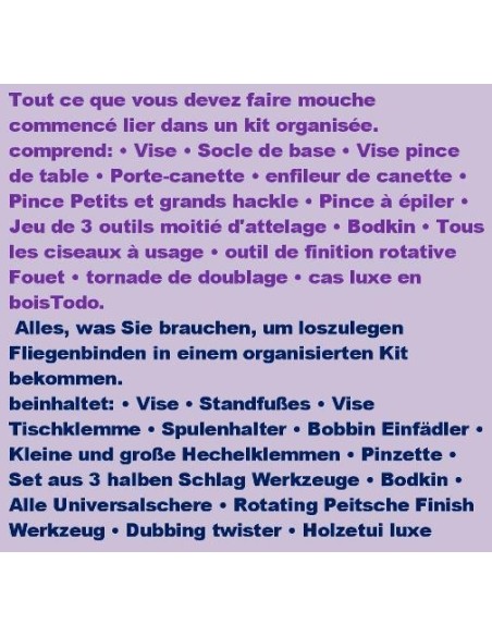 Kit d'eines de Lligar mosques Deluxe