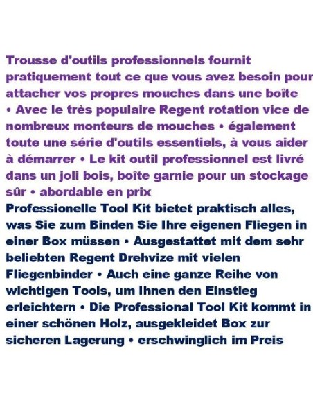 KIT DE FERRAMENTAS COM TORNO REGENT