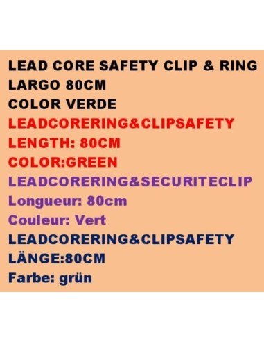 LEAD CORE SAFETY CLIP & RING
