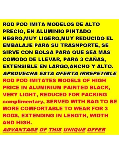 ROD POD ALUMINIO NEGRO