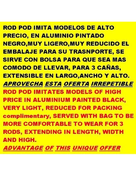 ROD POD ALUMINIO NEGRO