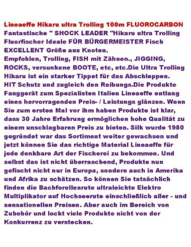 HIRAKU ULTRA FLUOCARBON