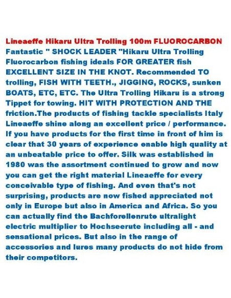 HIKARU ULTRA FLUOCARBON