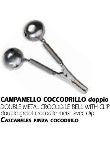 CAMPANELLO COCCODRILLO DOPPIO