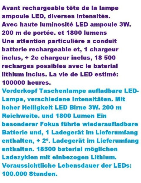 CREE LED NABÍJACÍ
