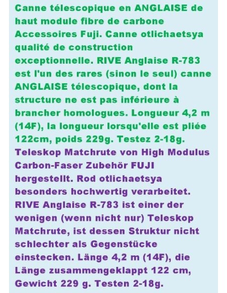 ANGLESA TELESCOPICA R783 RIVE