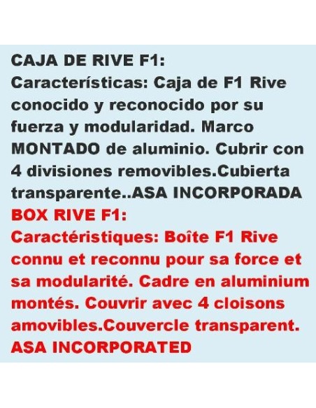 boite rive f1