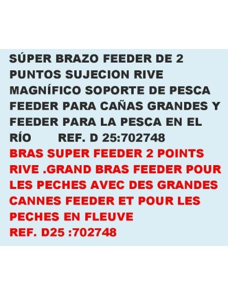 ARM SUPER FEEDER 2 POINTS RIVE