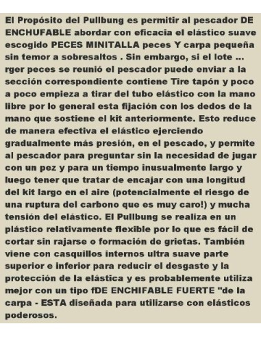 DRENNAN CONO ENCHUFABLE PULL BUNG