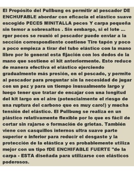 DRENNAN CONO ENCHUFABLE PULL BUNG