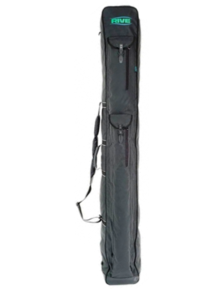 ROD HOLDER PVC BLACK, 2 POCKETS   - PROMO