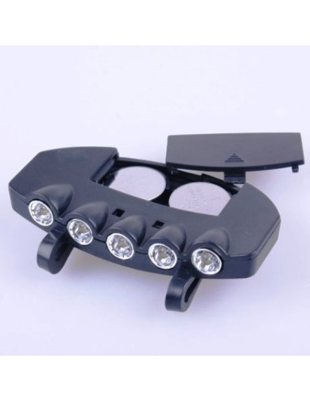 Headlamp with 5 LED Visor