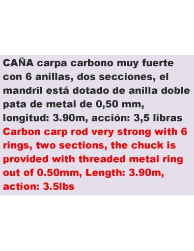 OMEGA CARP 13'(3.90) 3.50LB.