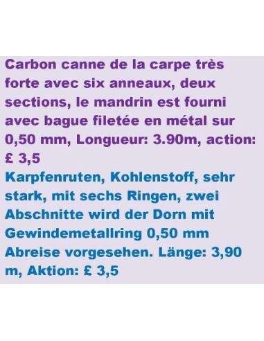 OMEGA CARP 13'(3.90) 3.50LB.