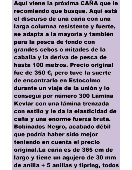 D.A.M Sumo Carp 12 fot 3,0 T/C.